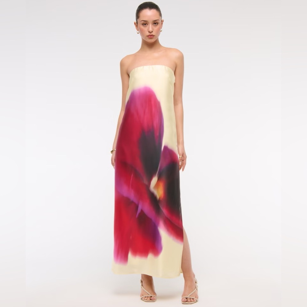 A&F Julia Strapless Maxi Dress